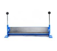 HeinaTond Manual Sheet Metal Bender 460mm Metal Bender for 0-90° Bending Angle Max Bending Thickness 0.8mm Metal Folding Brake for Workshop Home Use Q235 Steel Construction (W0.8 * 460)