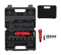 HeinaTond Rivet Nut Tool Kit Electric Rivet Gun Adapter M3-M10 Mandrels 600 RPM Cordless Rivet Nut Tool for Drill Threaded Rivet Gun with Carrying Case Brushless Electric Rivnut Gun