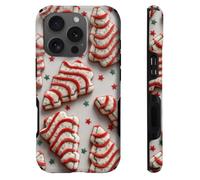 heindiy Compatible with iPhone 15 Pro Case,Wireless Charging Compatible,Patented 2-in-1 Dual-Layer Protection, Hot Transfer Print Hard Shell Cover - Christmas Dim Sum Biscuits