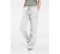Heine Elasticated Waist Wide Leg Trousers White