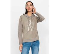 Heine Hooded Jersey Top Sesame