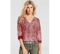 Heine Polka Dot Jersey Blouse Coral