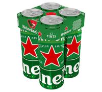 Heineken Beer (ABV 5%) 4x568ml