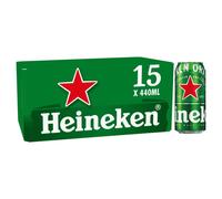 Heineken Lager Beer Cans 15x 440ml