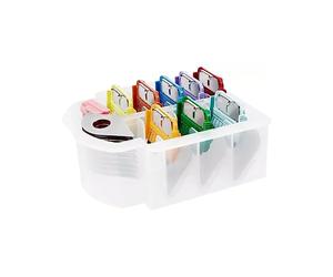 Heiniger 9 Piece Metal Snap-On Comb Set - Professional Pet Grooming Comb Attachments | For A5-Type Snap-On Blades | Various Lengths for Precision Cutting