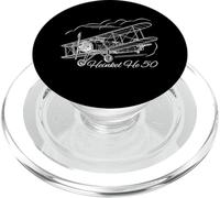 Heinkel He 50 WW2 German Plane Flying Clouds PopSockets PopGrip for MagSafe