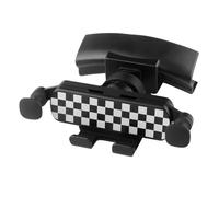 HEINMO Car Central Control Screen Gravity Phone Holder Navigation Mobile Phone Mount for Cooper Clubman F54 Hatchback F55 F56 Countryman F60 Air Outlet Mount (Grid,2022-2023)