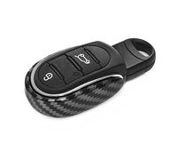 Heinmo for Cooper S Countryman F54 F55 F56 F57 F60 Key Shell Fob Key Cover Chain Rope Keychain Alloy Cooper Accessories (CARBON U TYPE COVER)