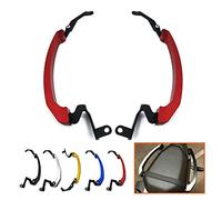 Heinmo For Yama' Rear Grab Bars Pillion Passenger Seat Pillion Hand Bar Grab Rail Handle MT-07 MT07 FZ-07 2014-17 Passenger Seat Handguards(Red)