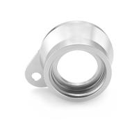HEINMO Fuel Funnel Fueling Aid For Ves' GTS GTV Six Day LX LXV S125 S150 Sprint Primavera 125 250 300 Universal Fuel Gun Automatic Gun Jumping Aluminum Motorcycle Accessories (Silver)