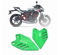 HEINMO Motorcycle Rear Foot Pegs Footrest Heel Protector Plate Guard For Kawa' Z650 Ninj'650 2017-2021 2022 2023 Footpeg (Green)