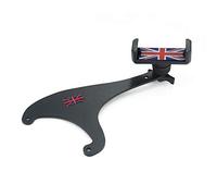 Heinmo Union Jack Car Mobile Phone Holder Stand Kit For MN Cooper Countryman F60 2017-2020 Red