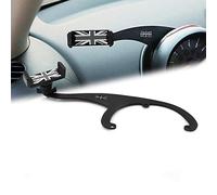 Heinmo Union Jack Grey Smartphone Cell Phone Mount Holder For Cooper R55 R56 R57 Clubman Convertible Coupe 2006-2015 Car Phone Holder