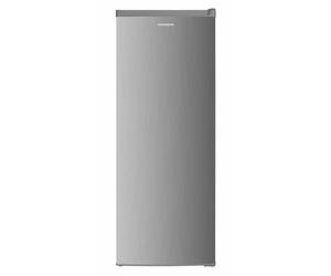 HEINNER HFF-HM168SE++ Spacious Freezer with 168 Litres Net Volume, Energy Efficiency Class E, 5 Freezer Compartments, Mechanical Temperature Control, Modern Silver, Includes 5 Year Warranty