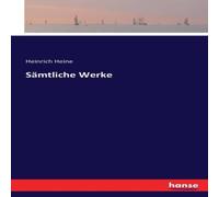 Heinrich Heine Samtliche Werke Paperback Book Heinrich Heine Multicolor