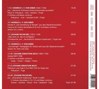 Heinrich Ignaz Franz Biber : Bach/Biber/Pachelbel: Vis a Vis CD (2023)
