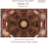 Ars Antiqua Austria, Gunar Letzbor, St. Florianer Sängerknaben - Heinrich Ignaz Franz Biber: Vesperae a 32