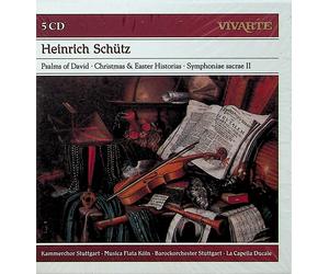 HEINRICH SCHUTZ Psalms Of David/Sacred Symphonies etc 5-CD Box set NEW Vivarte