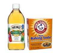 Heinz Apple Cider Vinegar (473ml) & Arm & Hammer Pure Baking Soda (454g) - Natural Cleaning & Cooking Bundle - Multi-Purpose Household Essentials for Deodorising, Baking, and DIY Uses