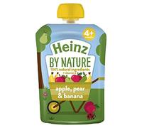 Heinz Baby Food Apple Pear and Banana Fruit Pouch, 6 x 100 g