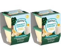 Heinz Baby Food Banana & Yoghurt Immunity Support Pots 12x100g (Pack of 2)