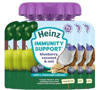 Heinz Baby Food Blueberry, Coconut & Oat Immunity Support Pouch 6x85G