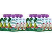 Heinz Baby Food Pear, Raspberry & Yoghurt Immunity Support Pouch 6x85g (Pack of 2)