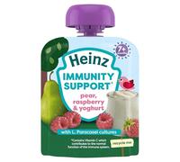 Heinz Baby Food Pear, Raspberry & Yoghurt Immunity Support Pouch 85g