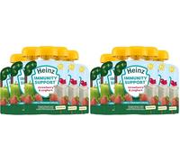 Heinz Baby Food Strawberry & Yoghurt Immunity Support Fruit Pouch 6x85g (Pack of 2)