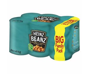 Heinz Baked Beanz in Tomato Sauce (6x415g)