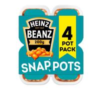 HEINZ Baked Beanz Snap Pots, 4 x 200g, Green