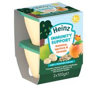 Heinz Banana Apricot And Cereals Immunity Support Pot 6+Months 2 X 100g