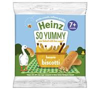 Heinz Banana Biscotti Snack, 7+ Months, 60 g (Pack of 12)