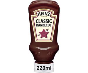Heinz BBQ Sauce Top Down 220ml (Pack of 8)