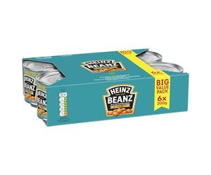 Heinz Beanz in a Rich Tomato Sauce Big Value Pack, 6x200g