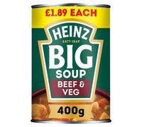 Heinz Big Soup Beef/Veg. Fl. £1.19 - 400Gm - Pack of 12