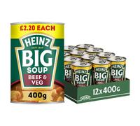 Heinz Big Soup Beef & Vegetable 400g ( Pack of 12 )