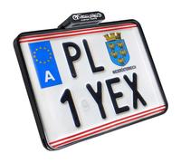 Heinz Bikes Side Mount At Harley Davidson Fxdr Destroyer 18-21 License Plate Holder With Light