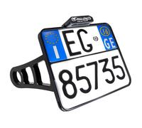 Heinz Bikes Side Mount Tailight It Harley Davidson Dyna 06-17 Hbskz-fx-i License Plate Holder With Light