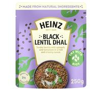 HEINZ Black Lentil Dhal with Spinach and Tomatoes - Meal for One, Made From Natural Ingredients, Source of Protein, 250gr