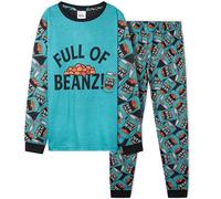 HEINZ Boys Pyjamas Long PJs Set Soft Breathable Nightwear Loungewear Baked Beans Comfy Sleepwear Funny Gifts for Boys (11-12 Years, Blue)