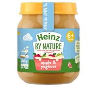Heinz By Nature Apple&Yoghurt Baby Food Jar 6+Months120g( pack of 6 )
