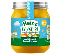 Heinz By Nature Cauliflower & Broccoli Cheese Jar 6+ Months 120g