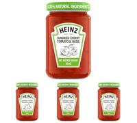 Heinz Cherry Tomato & Basil Italian Pasta Sauce, 350g (Pack of 4)