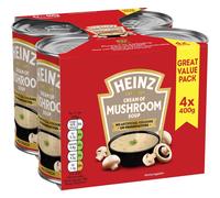 Heinz Cream of Mushroom Soup, 4 x 400 g