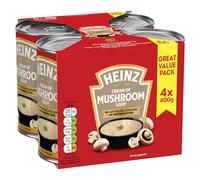 Heinz Cream of Mushroom Soup, 4 x 400 g