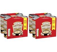 Heinz Cream of Mushroom Soup 4 x 400g (Pack of 2)