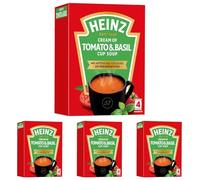 Heinz Cream of Tomato & Basil Cup Soup 4 x 22g (88g) (Pack of 4)