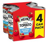 Heinz Cream of Tomato Soup No Added Sugar, 4 x 400 g
