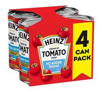 Heinz Cream of Tomato Soup No Added Sugar, 4 x 400 g